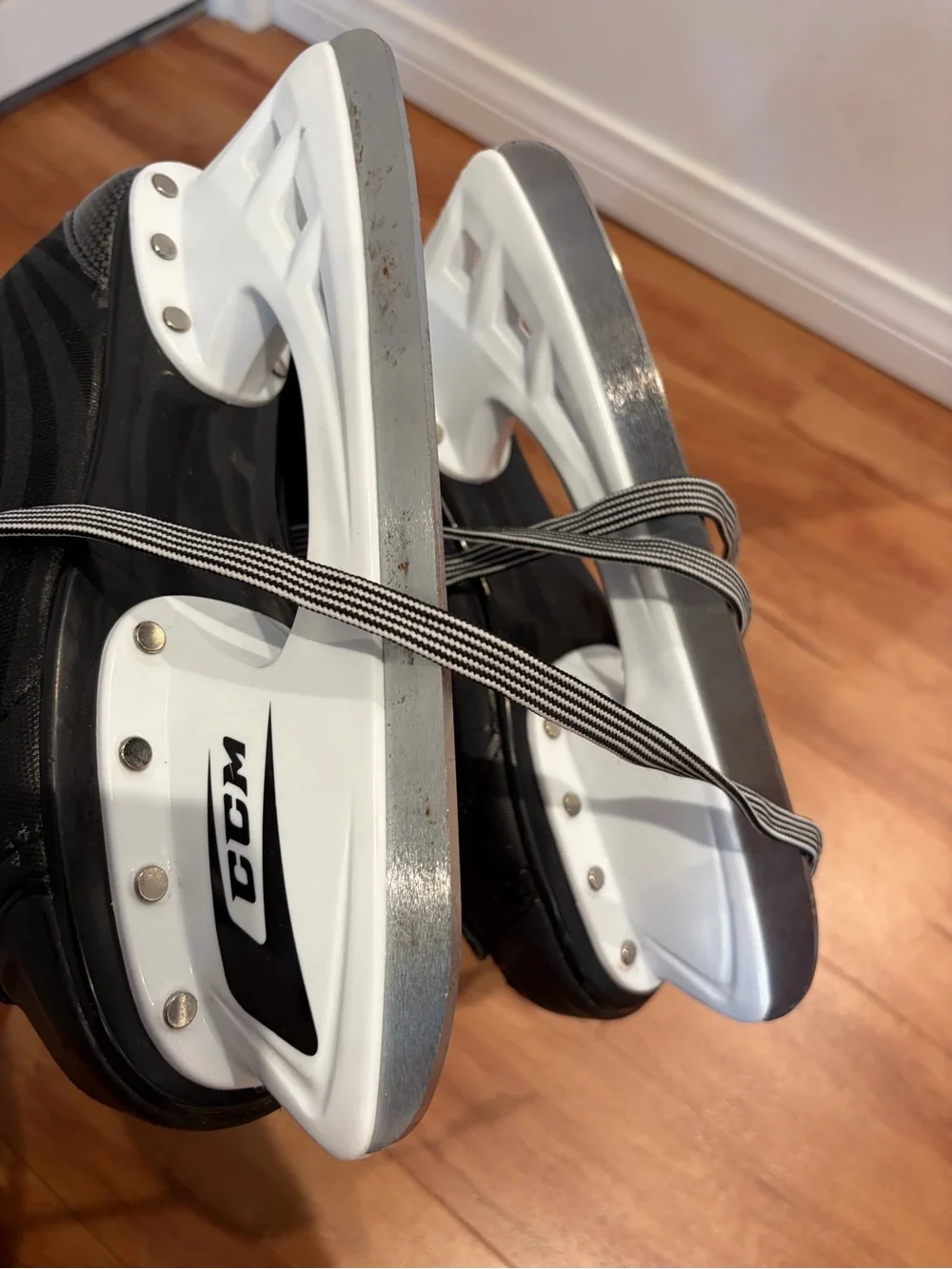 CCM Black and Red Youth Hockey Skates